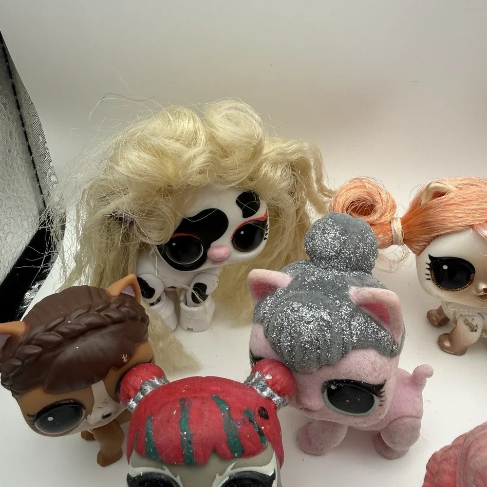 LOL Surprise Doll Pet Lot 11 Cats Birds Dog Bunny Cow‎ Animals Varies Mixed